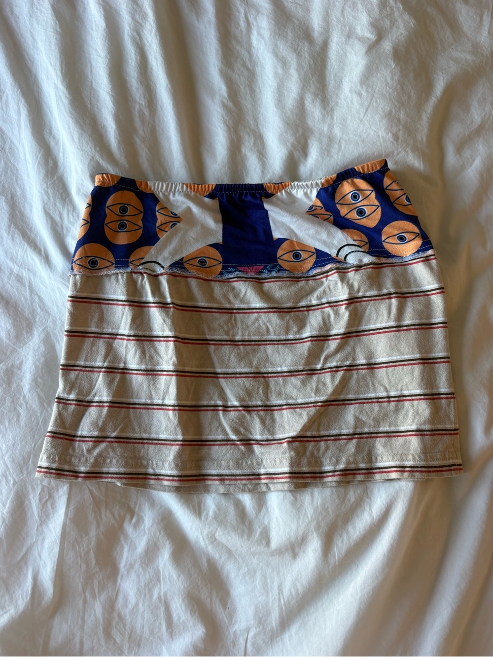 Funky handmade mini skirt